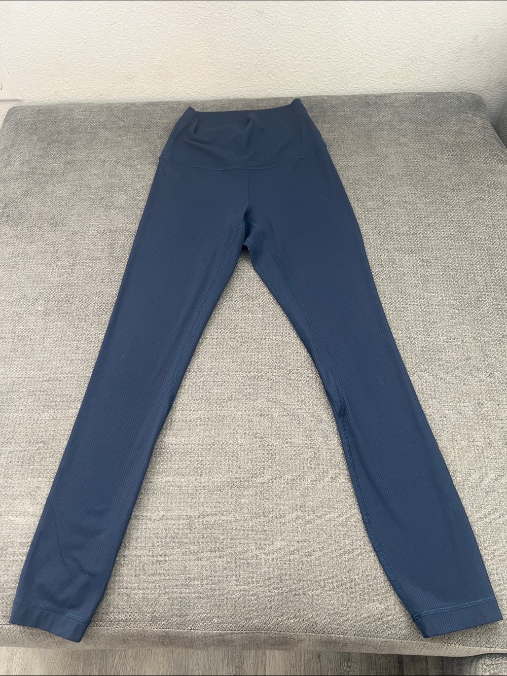 lululemon athletica Ribbed High-Waist Navy Leggings